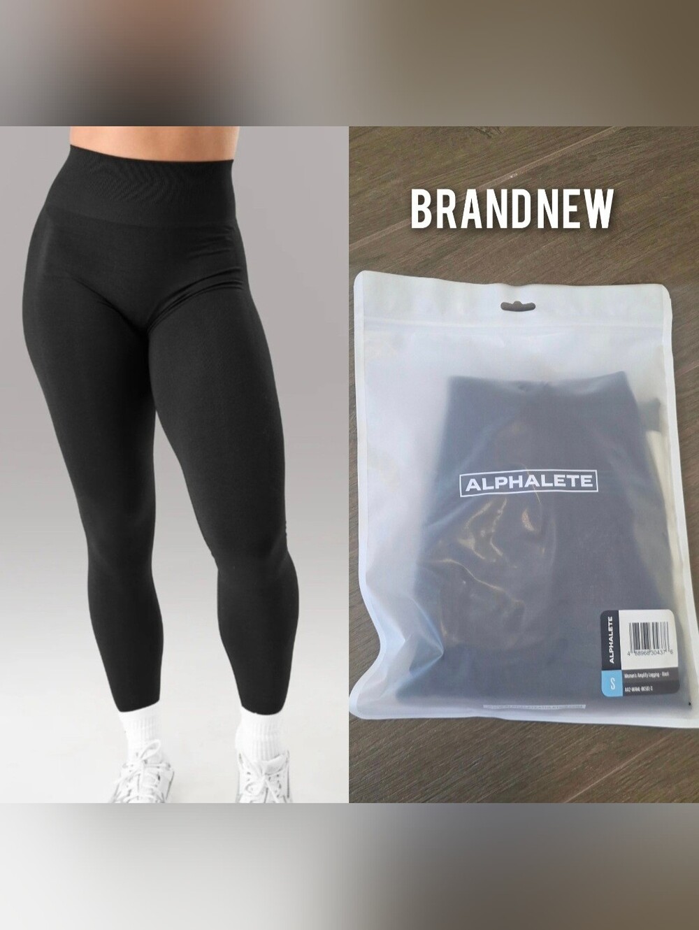 BRAND NEW Alphalete amplify leggings - black Small
